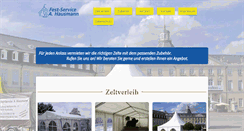 Desktop Screenshot of fest-service-hausmann.de