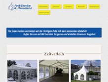 Tablet Screenshot of fest-service-hausmann.de